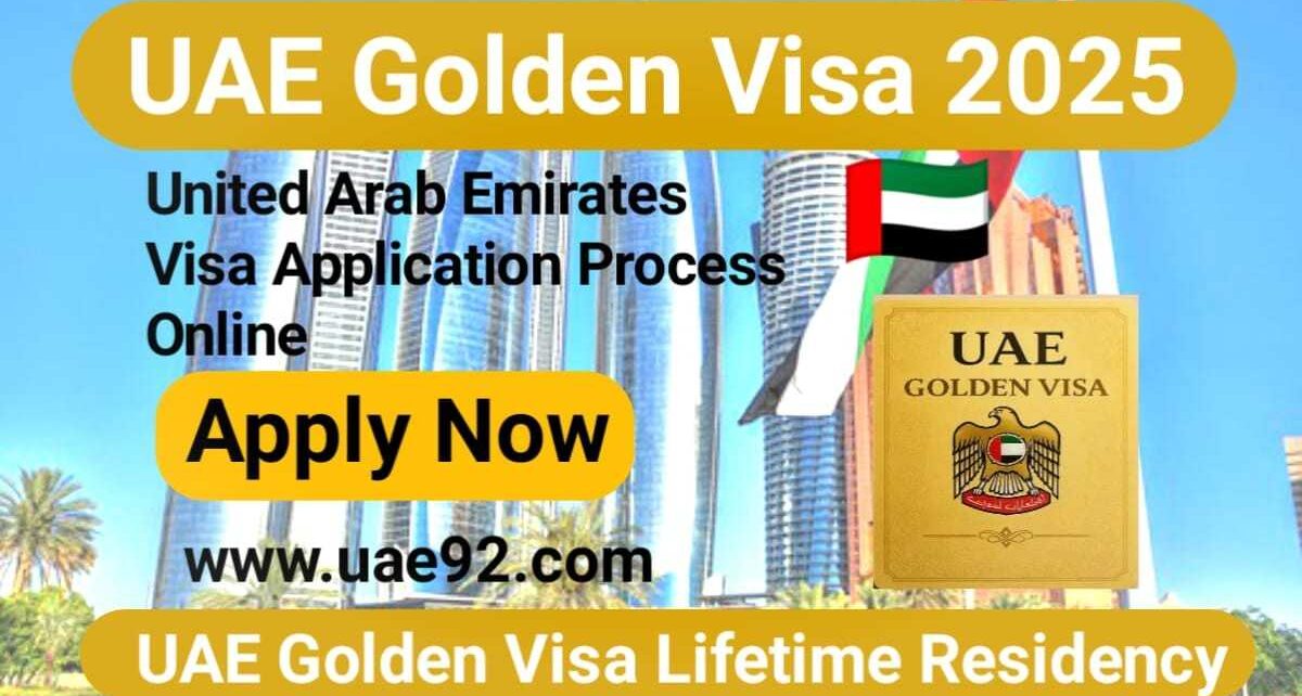 UAE golden visa lifetime residency: